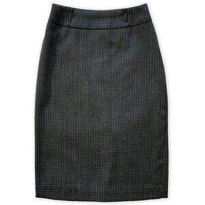 AK Wool-blend Elegant Pencil Skirt